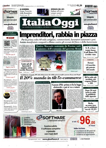 Italia oggi : quotidiano di economia finanza e politica